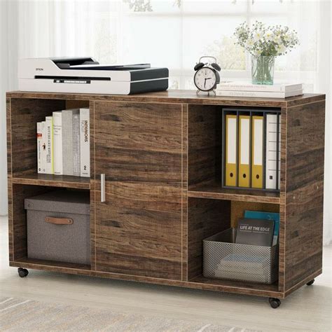 Ebern Designs Laclair Drawer Mobile Lateral Filing Cabinet Wayfair