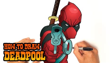 How To Draw Deadpool Step By Step Lesson Video Dailymotion