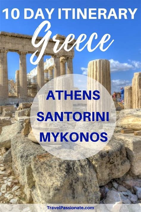 Greece Itinerary Greece Honeymoon Greece Vacation Greece Trip