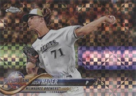 Topps Chrome Update All Star X Fractor Hmt Josh Hader For