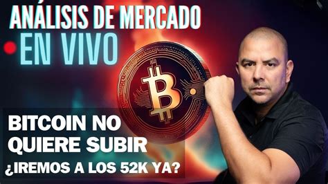 Bitcoin Corrige Seguir Cayendo An Lisis En Vivo Youtube