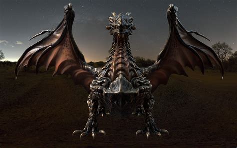 Dragon Front View 3d