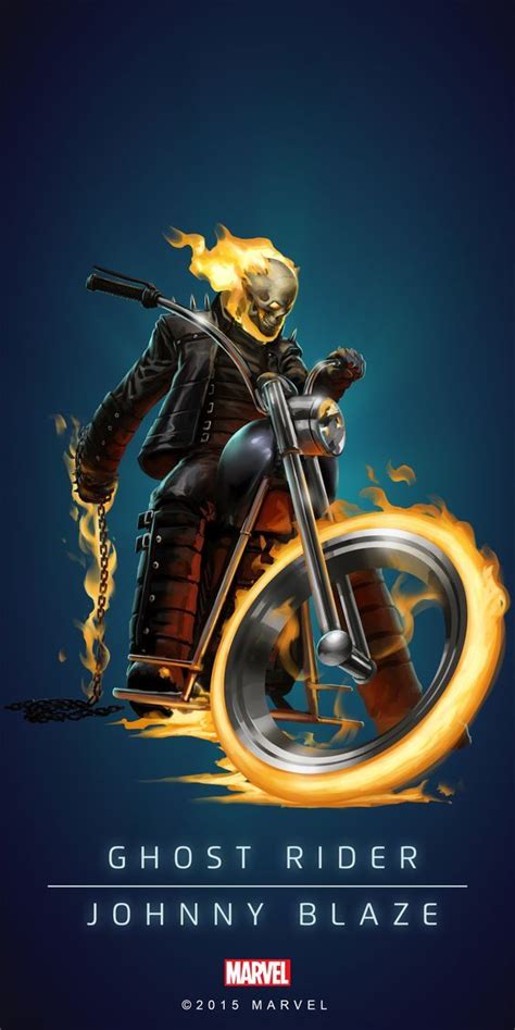 Foto no álbum Marvel Puzzle Quest Google Fotos Ghost rider johnny