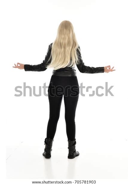 Full Length Portrait Blonde Girl Wearing Stock Photo Shutterstock