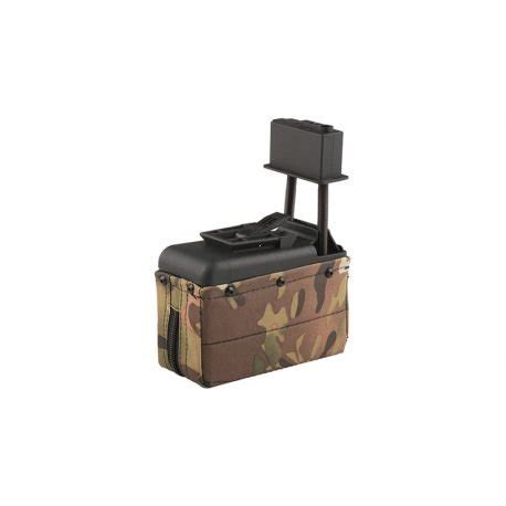 Cargador Ammobox Drum Auto Multicam Para M R Plica De Airsoft