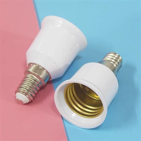 【牛牛柑仔店】e14燈泡轉接頭 E14轉e27燈座 轉接螺口燈座 全電壓皆可 小轉大 E14轉e27燈泡 通用轉接頭 Yahoo奇摩拍賣