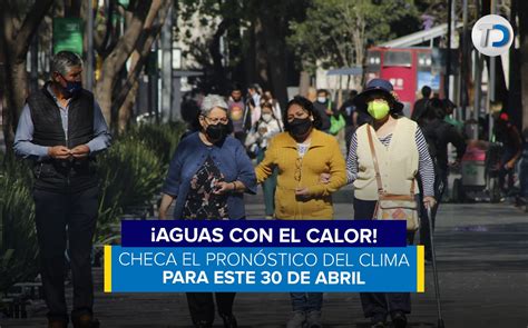 Clima En Cdmx Hoy De Abril Por Alcald A Telediario M Xico