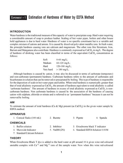 Why Buffer Solution Is Used In Edta Titration