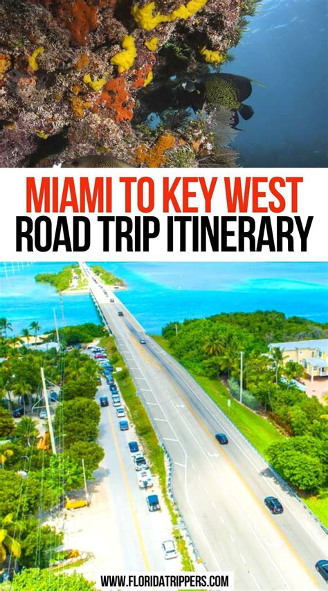 Miami To Key West Road Trip Itinerary Florida Vacation Spots Florida Keys Road Trip Florida