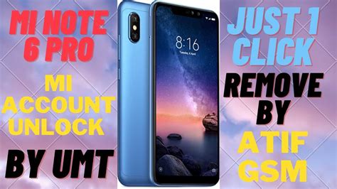 Mi Note Pro Mi Account Unlock By Umt Just Click Remove By Atif Gsm