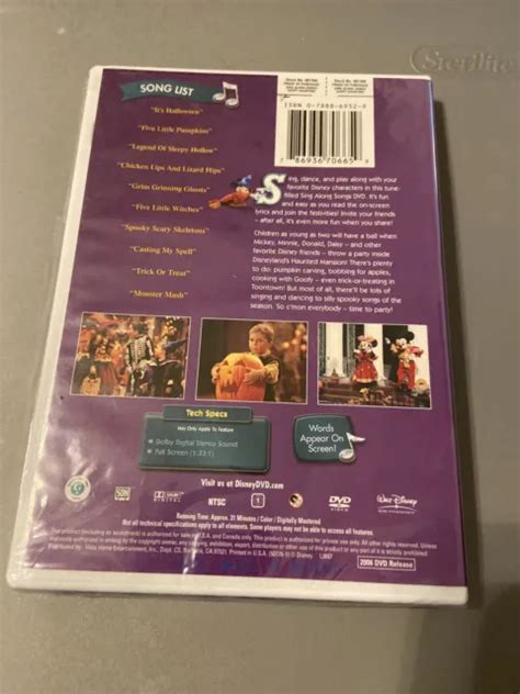 DISNEYS SING ALONG Songs Happy Haunting Party At Disneyland DVD