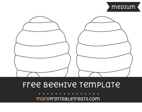 Printable Beehive Template