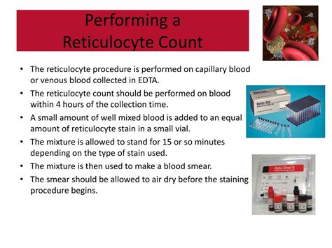 Ppt Performing A Reticulocyte Count Powerpoint Presentation Free