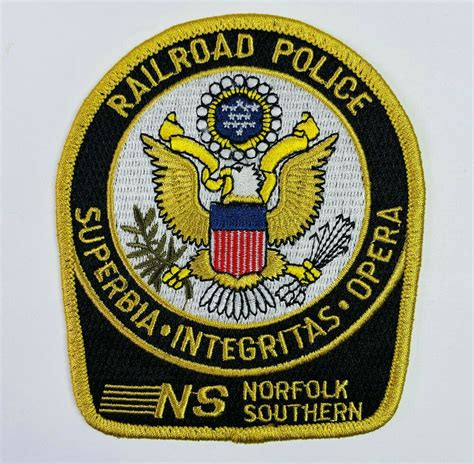 Norfolk Southern Railroad Police Patch B Ebay Police Patches