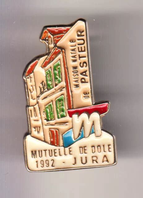 Rare Pins Pin S Banque Bank Assurances Mutuelle De Dole Jura Pasteur