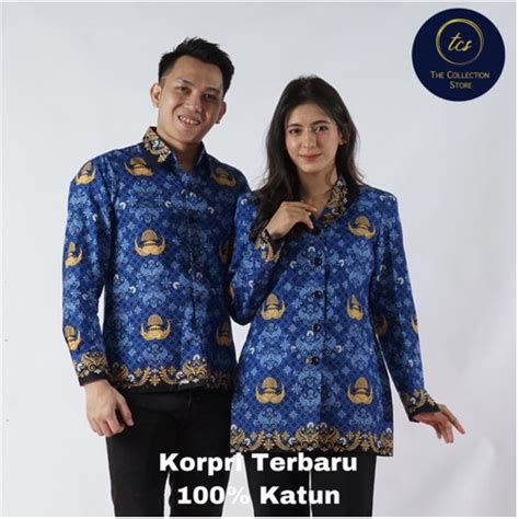 Jual Batik Korpri Terbaru Seragam Bellagio Kain Batik Resmi Korpri Pns