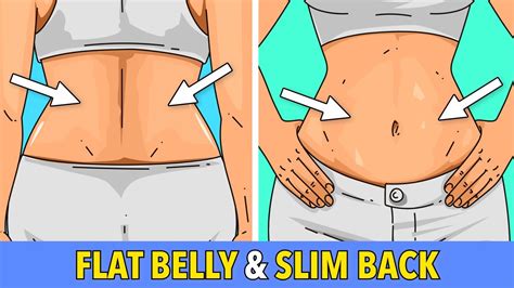 Min Belly Back Slimming Workout Lose Stubborn Fat Youtube