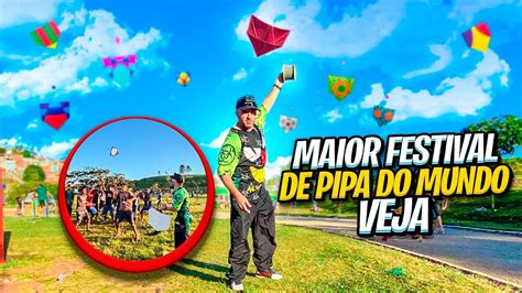 MAIOR FESTIVAL DE PIPA DO MUNDO E MUITO RELO E PIPA VOADA PARA TODO