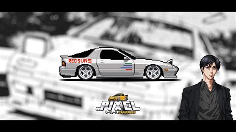 Ryosuke Takahashi S Mazda Rx Build From Initial D Stage Pixel Car