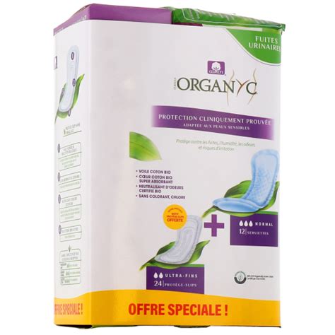 Organyc Protections Bio Pour Fuites Urinaires