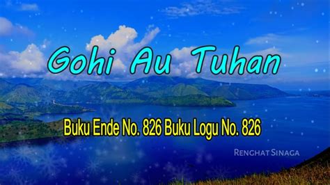 Buku Ende No 826 Gohi Au Tuhan YouTube