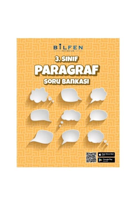 Bilfen Yayıncılık 3 Sınıf Paragraf Soru Bankası Yayın Ilkokul