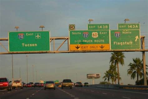 Phoenix Route North East Highway Signs