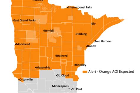 Air Quality Alert Issued For Northern Minnesota Park Rapids