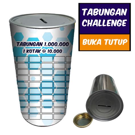 Celengan Challenge Tabungan Challenge Tantangan Menabung Target