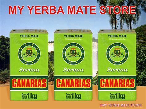 Canarias Serena Yerba Mate 3 Kilos Free Shipping To Us Destinations