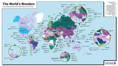 Landmarks Of The World Map