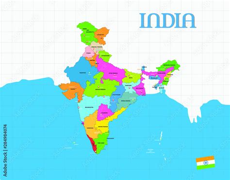 New India Map Jammu And Kashmir And Ladakh Union Territory