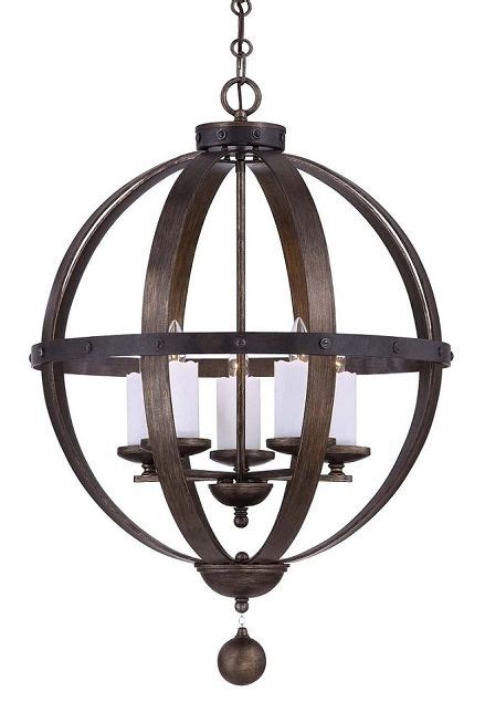 Alsace Lg Ball Pendant Wood Pendant Light Orb Chandelier Savoy