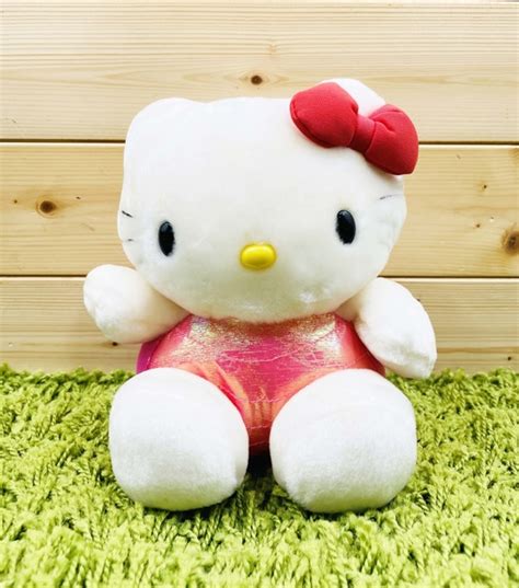 【震撼精品百貨】hello Kitty 凱蒂貓~日本sanrio三麗鷗 Kitty絨毛娃娃 粉恐龍32566 其他玩具 Yahoo奇