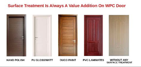 Rectangular Non Polished Wpc Door For Building Use Construction Use