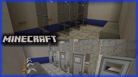 How To Build Arenas Stadiums Toilets And Showers Minecraft Tutorial Youtube