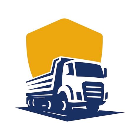 Premium Vector Truck Construction Protection Logo