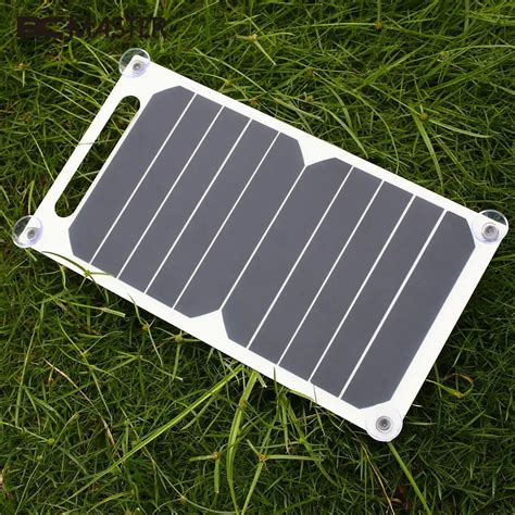 5V 5W Solar Panel Bank DIY Home Portable Solar Power Charging Panel ...