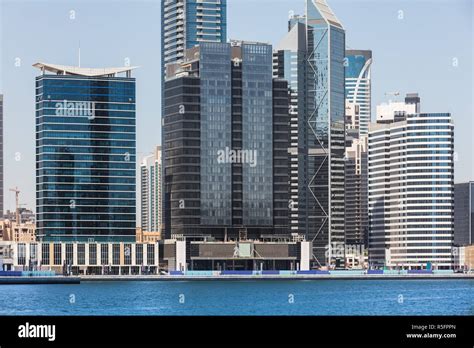 Dubai Business Bay Skyline Stock Photo - Alamy