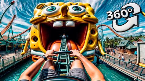 I Built The World S Most Amazing Spongebob Rollercoaster In VR You