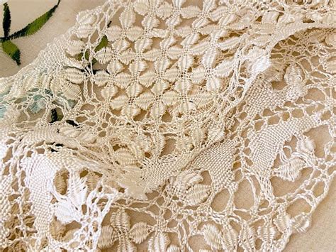 Beautiful Floppy Handmade Silk Maltese Lace Bobbin Lace Craft Dolls