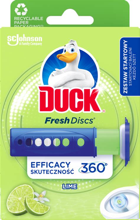 DUCK Fresh Discs krążek do WC żelowy o zapachu Limonkowym 36 ml