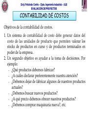 Contabilidad De Costos Pdf CONTABILIDAD DE COSTOS Objetivos De La