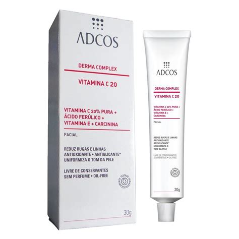 Derma Complex Vitamina C Facial Adcos Anti Idade Anti Idade