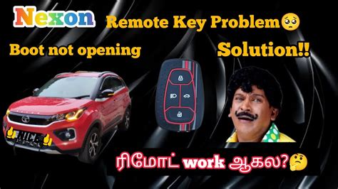 Tata Nexon Boot Open In Remote Problem Top End Model Tata Tatamotors