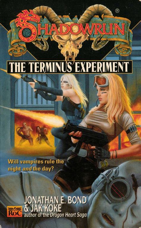 Shadowrun The Terminus Experiment By Jonathan E Bond And Jak Koke Horror Book Covers Horror