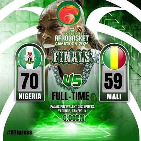 Nigerias Dtigress Win Historic Rd Consecutive Afrobasket Title