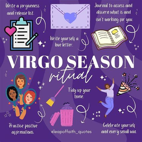 Jessica Eddey On Instagram Virgo Season Ritual Follow Leapoffaith