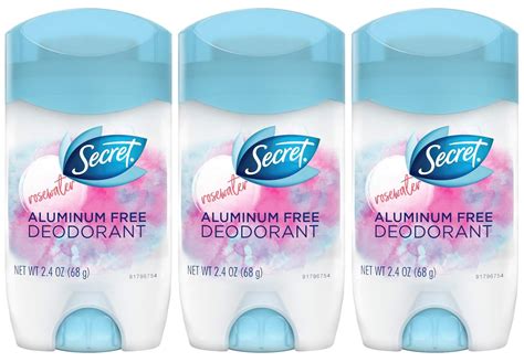 Secret Antiperspirant And Deodorant For Women Aluminum Free Invisible Solid