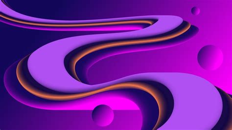 Premium Vector Luxury Purple Wave 3d Background